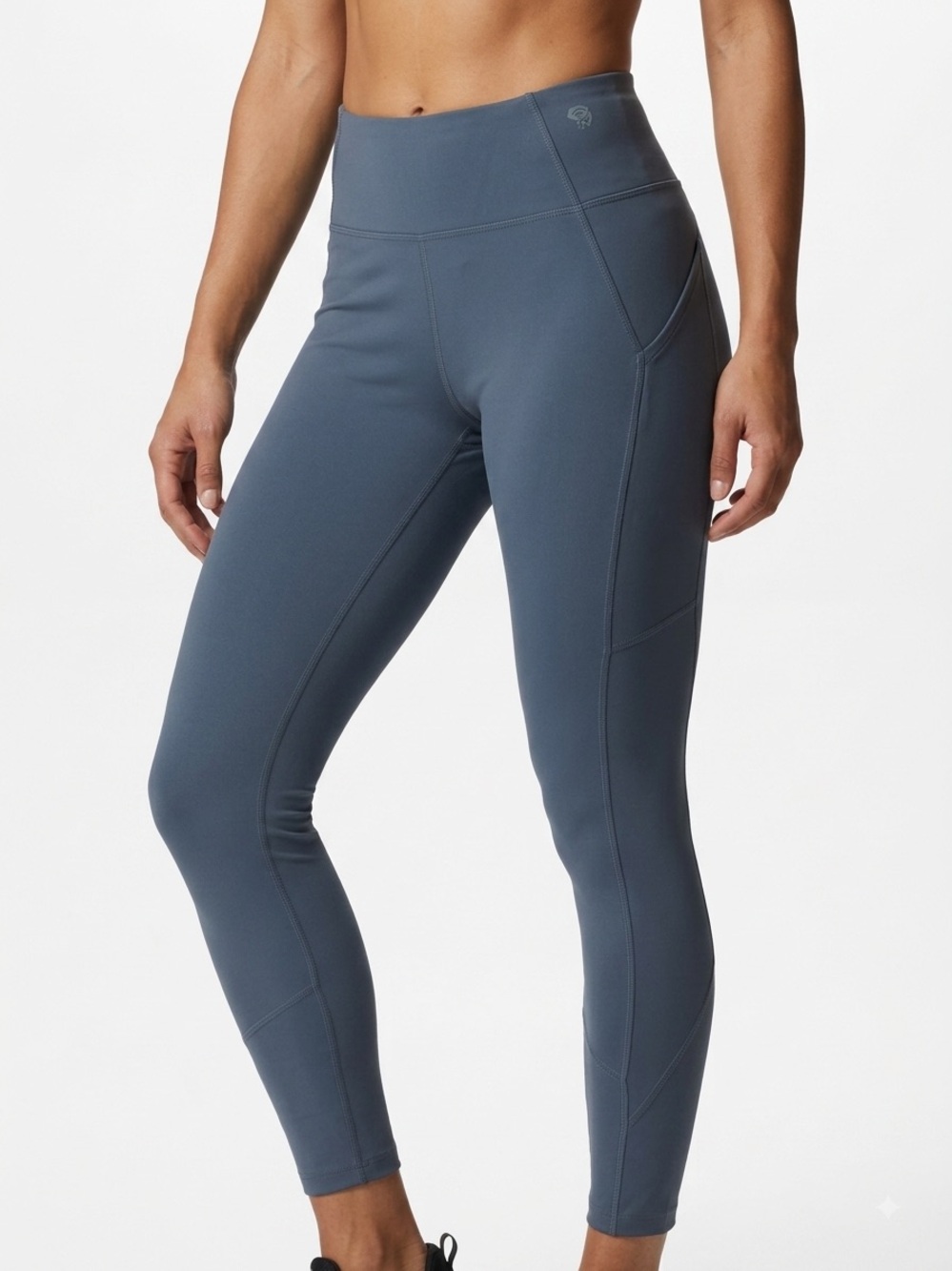 Mountain Hardware Chockstone Hiking Tights blue/gray leggings size small